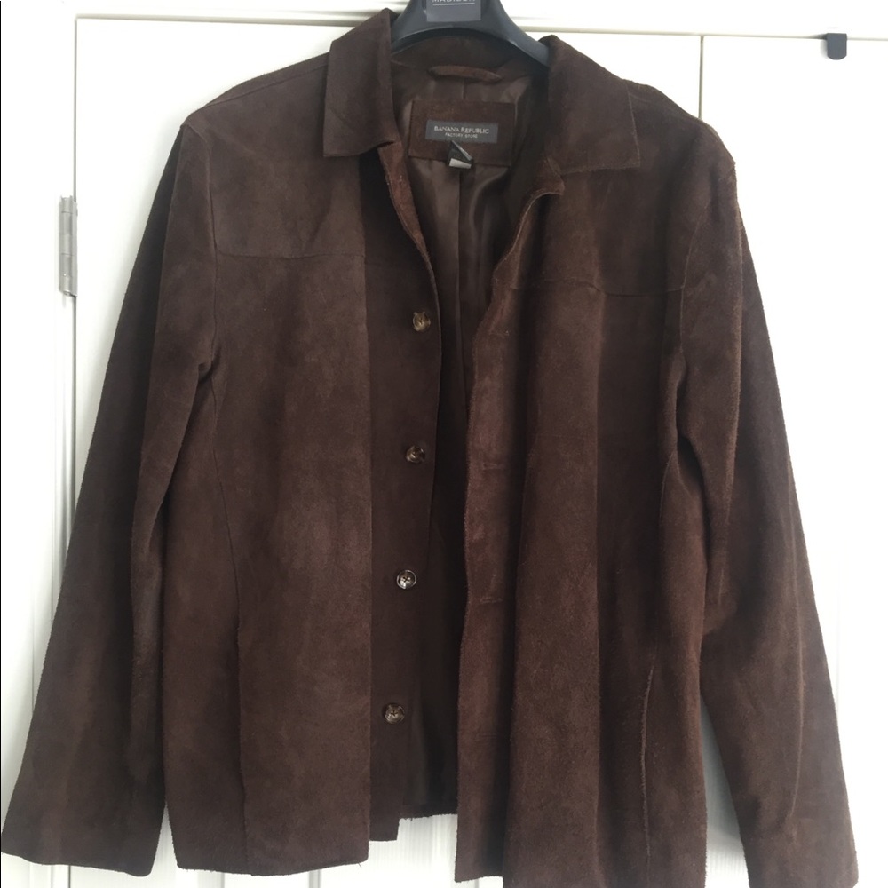 Men’s Leather Banana Republic Jacket
